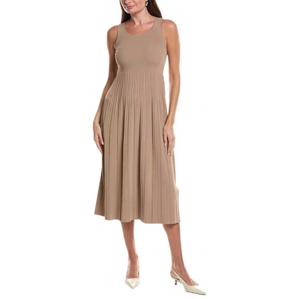 Max Mara Womens  Markus Knit Midi Dress, Tan